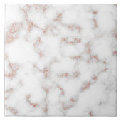 White Marble Carrara Roos Gold Glitter Texture Tegeltje (Voorkant)