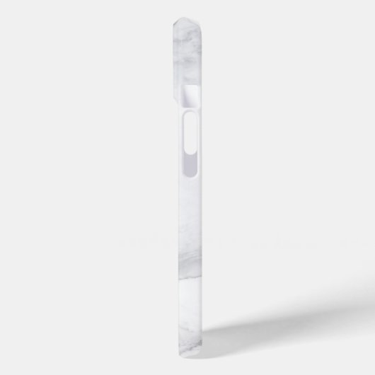 White Marble Carrara Texture Case-Mate iPhone Case (Achterkant / Links)