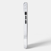 White Marble Carrara Texture Case-Mate iPhone Case (Achterkant / Links)