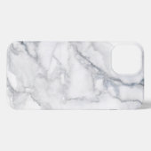 White Marble Carrara Texture iPhone Hoesje (Achterkant horizontaal)