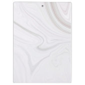White Marble Clipboard Klembord (Achterkant)