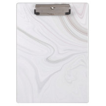 White Marble Clipboard
