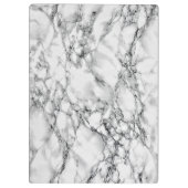 White Marble Clipboard Klembord (Achterkant)