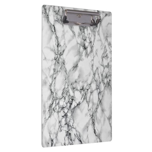 White Marble Clipboard Klembord (Rechts)