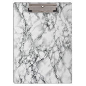 White Marble Clipboard Klembord (Voorkant)