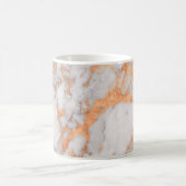 White Marble & Copper Cup Koffiemok (Center)
