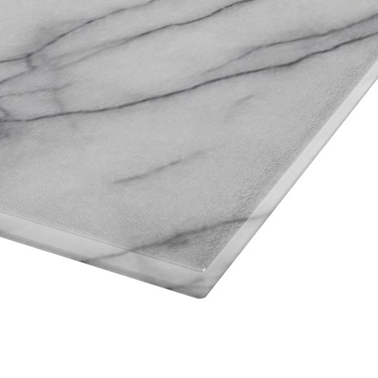 White marble Cutting Board Snijplank (Hoek)