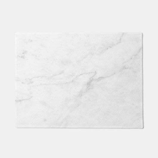 White Marble Doormat Deurmat (Voorkant)