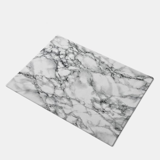 White Marble Doormat Deurmat (Schuin)