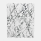 White marble Fleece Blanket (Voorkant)