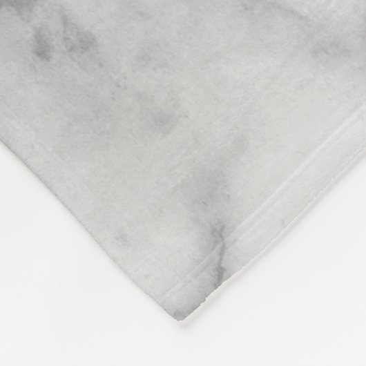 White marble Fleece Blanket (Hoek)