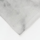 White marble Fleece Blanket Deken (Hoek)