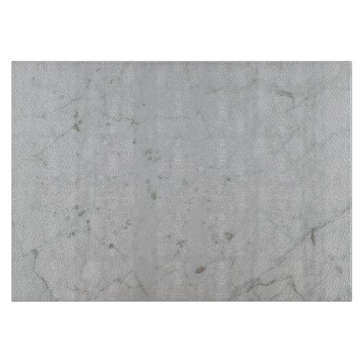 White Marble Gray Cutting Board Snijplank (Voorkant)