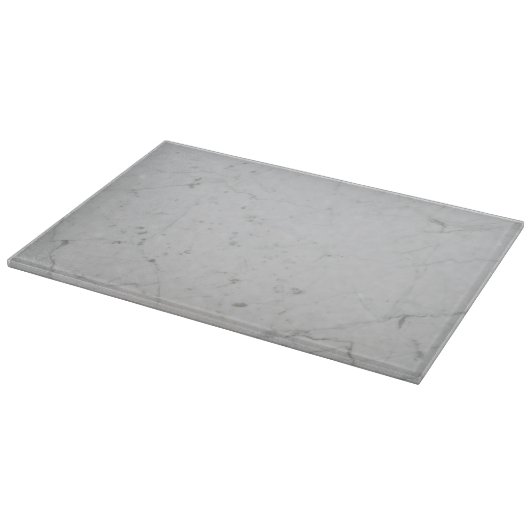 White Marble Gray Cutting Board Snijplank (Hoek)