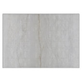 White Marble Grey Stone Cutting Board Snijplank (Voorkant)