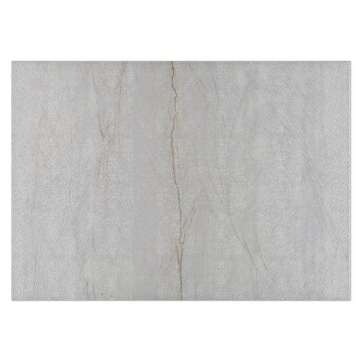 White Marble Grey Stone Cutting Board Snijplank (Voorkant)