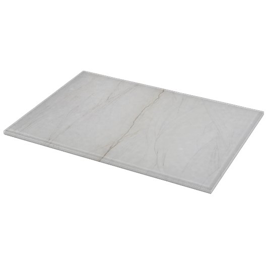 White Marble Grey Stone Cutting Board Snijplank (Hoek)