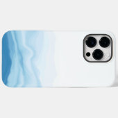 White Marble Hoesje-Mate iPhone 14 Pro Max Hoesje (Achterkant (horizontaal))