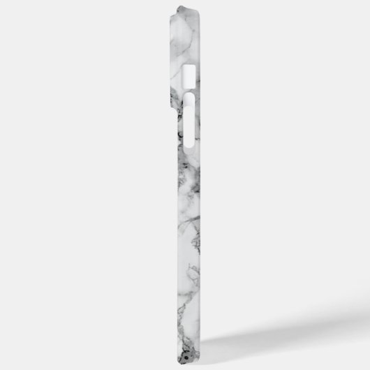 White Marble iPhone Case (Achterkant / Links)