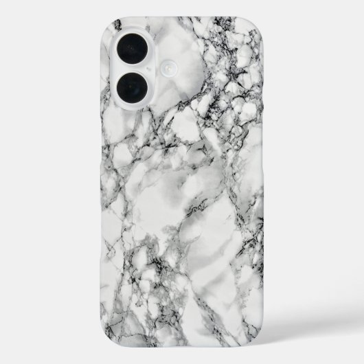 White Marble iPhone Case (Achterkant)