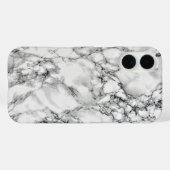 White Marble iPhone Case (Achterkant (horizontaal))