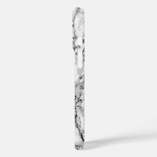 White Marble iPhone Case (Achterkant / Links)
