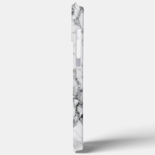 White Marble iPhone Case (Achterkant / Links)