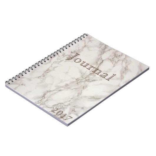 White Marble Journal Date notebook Notitieboek (Linkerzijde)