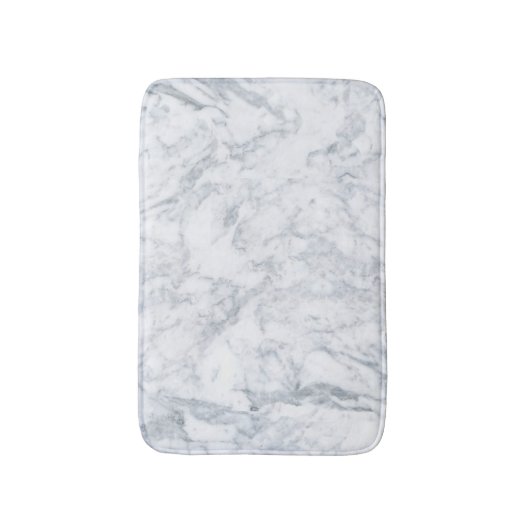 White Marble Kijk Badmat (Voorkant Verticaal)