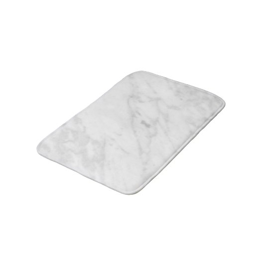 White Marble Kijk Badmat (Gekanteld)