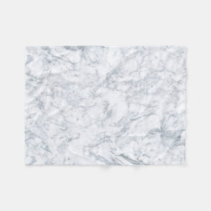 White Marble Kijk Fleece Deken