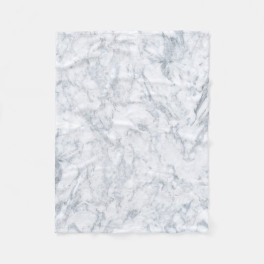 White Marble Kijk Fleece Deken (Voorkant)
