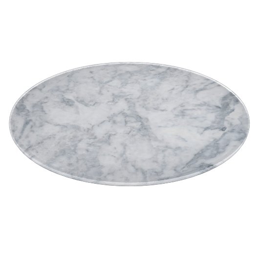 White Marble Kijk Glass Snijplank (Hoek)