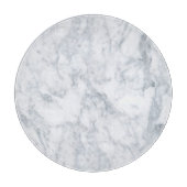 White Marble Kijk Glass Snijplank (Voorkant)