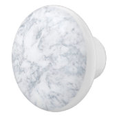 White Marble Kijk Keramische Knop (Rechts)