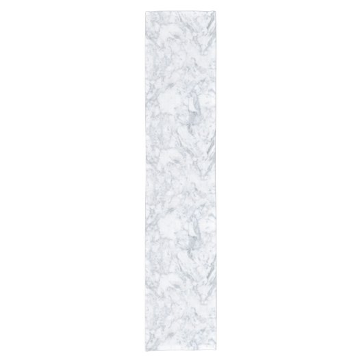 White Marble Kijk Korte Tafelloper (Voorkant)
