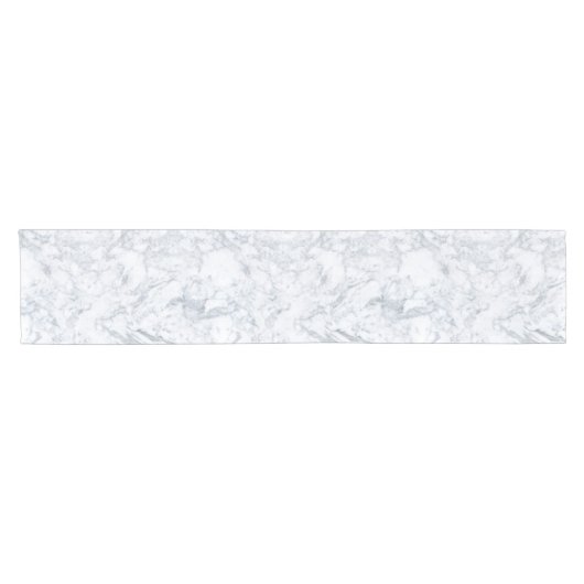 White Marble Kijk Korte Tafelloper (Horizontaal)