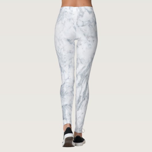 White Marble Kijk Leggings (Achterkant)