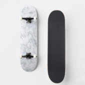 White Marble Kijk Skateboard (Voorkant)