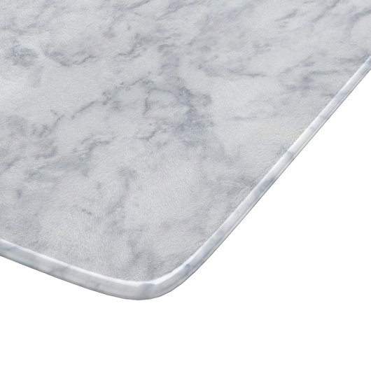 White Marble Kijk Snijplank (Hoek)