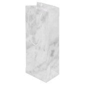 White Marble Kijk Wijn Cadeautas (Achterkant Gekanteld)