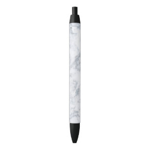 White Marble Kijk Zwarte Inkt Pen