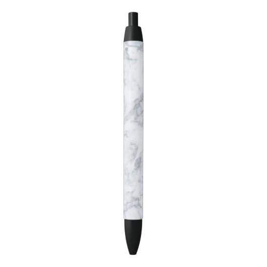 White Marble Kijk Zwarte Inkt Pen (Voorkant Verticaal)