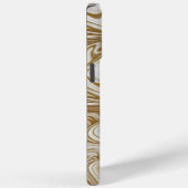 White Marble & Liquid Gold Luxury Phone Case (Achterkant / Rechts)