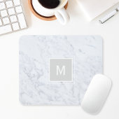 White Marble Monogram Muismat