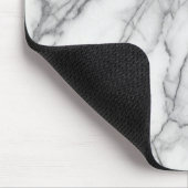 White Marble Mouse Pad Muismat (Hoek)