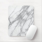 White Marble Mouse Pad Muismat (Met muis)