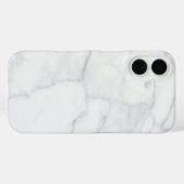 White marble Pattern Boho Chic Case-Mate iPhone Case (Achterkant (horizontaal))
