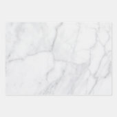 White marble Pattern Boho Chic Inpakpapier Vel (Voorkant)