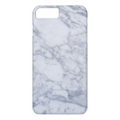 White Marble Pattern Phone Case (Achterkant)